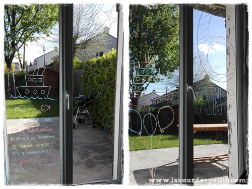 deco fenetre anniversaire