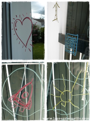 dessins sur fenetre