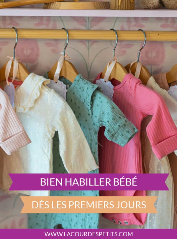 Bien habiller bébé dès les premiers jours